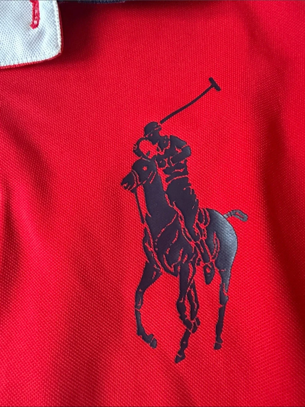 Polo by Ralph Lauren Red, White & Blue Polo
